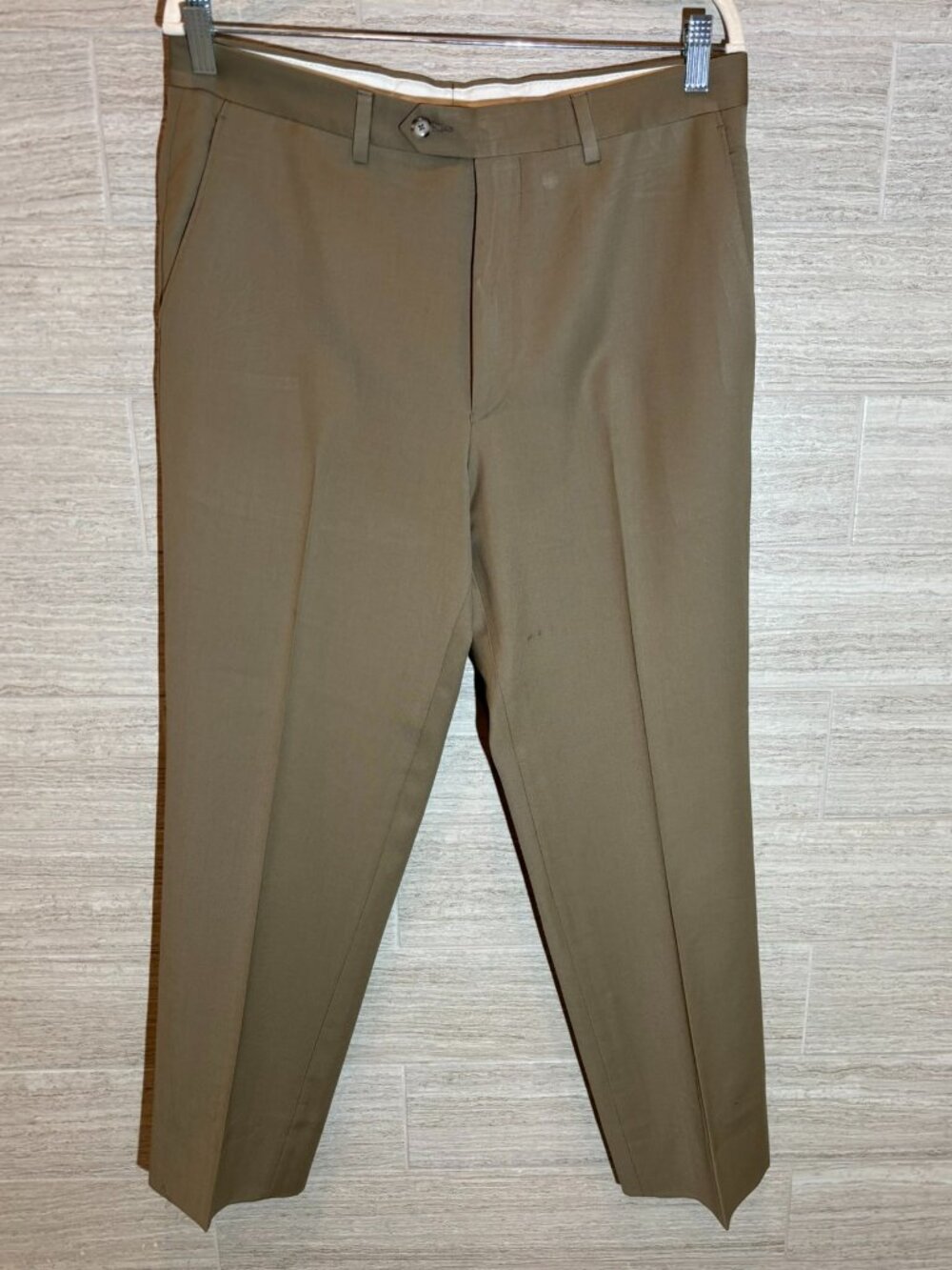 Jos A. Banks Men’s Executive Collection Tan Dress Slacks Trousers